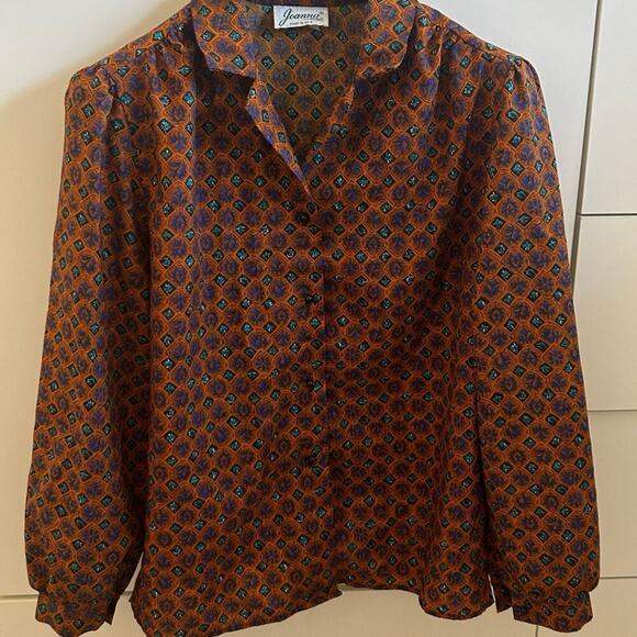 Tops - Vintage pattern blouse